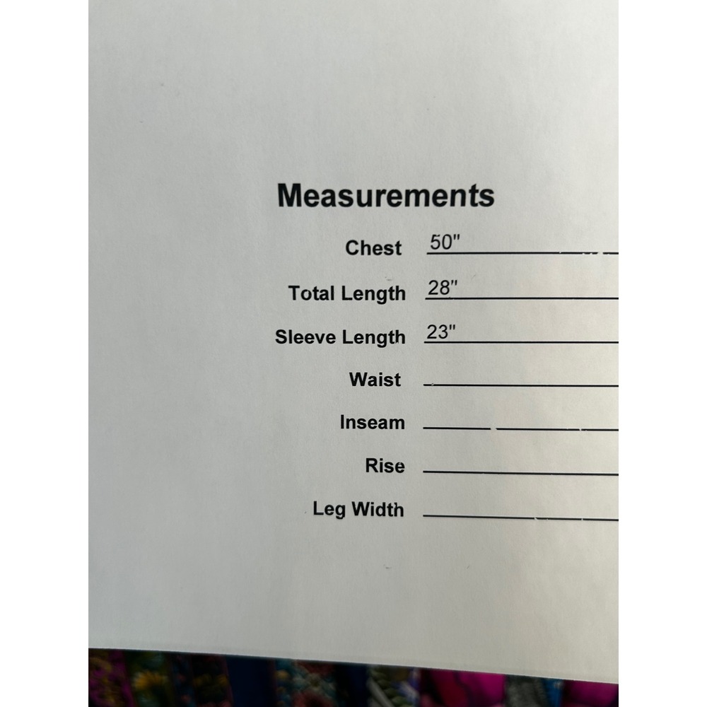 JOHN MARK Patchwork Blue Floral Print Button Up S… - image 2